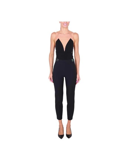 Elisabetta Franchi Slim-Fit Trousers in het Blue