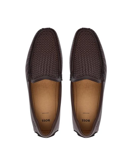 Boss Brown Loafers for men