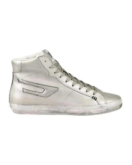 Sneakers argento per donne di DIESEL in Gray