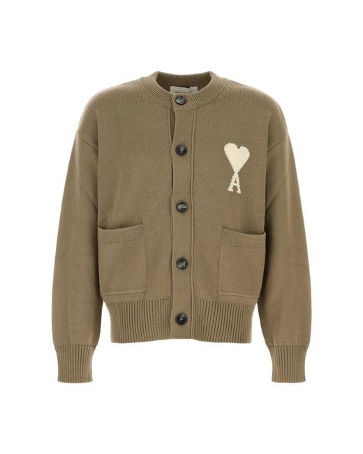 AMI Green Cardigans for men