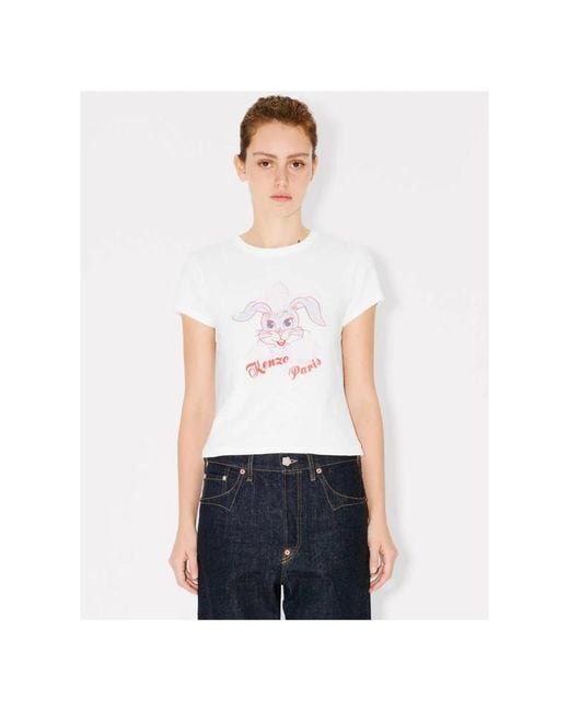 KENZO White T-Shirts