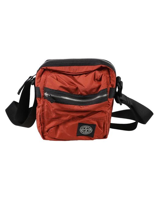 Stone Island Cross Body Bags in het Red voor heren