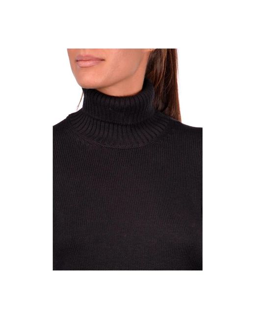 Gran Sasso Black Turtlenecks