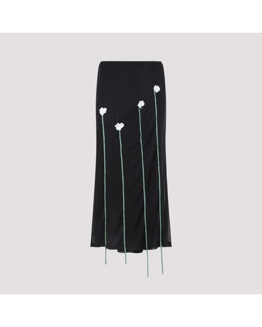 Moschino Black Midi Skirts