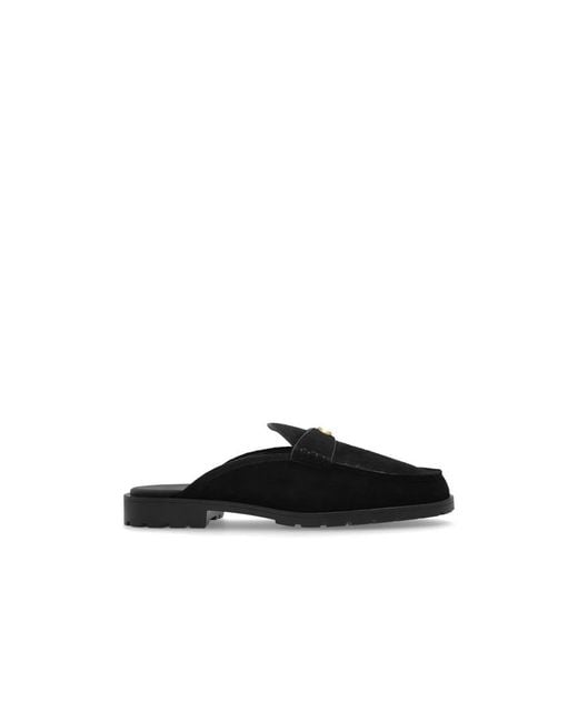 COACH Black Slides Mit Logo