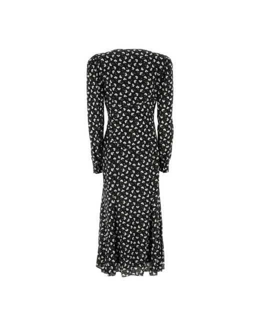 Alessandra Rich Black Maxi Dresses