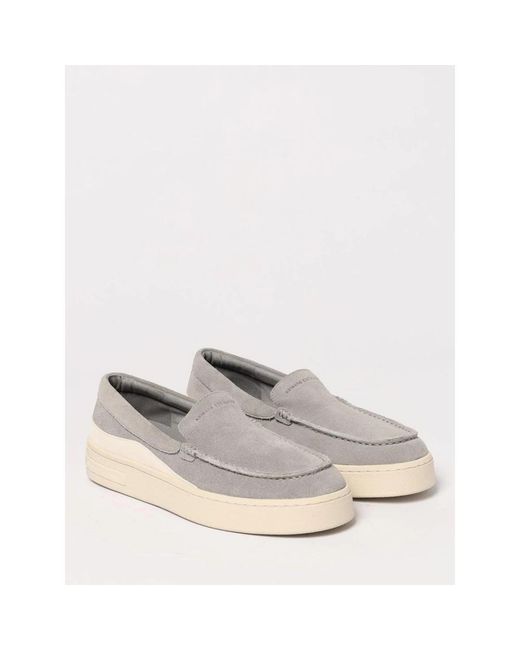 ARMANI EXCHANGE Gray Loafers for men