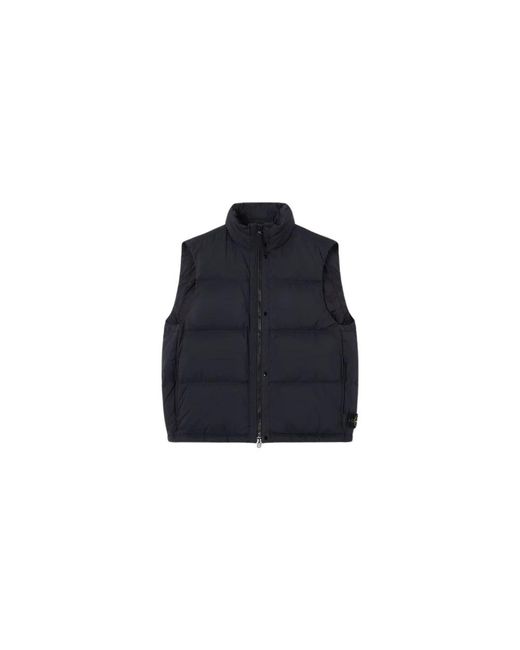 Stone Island Blue Waistcoats for men
