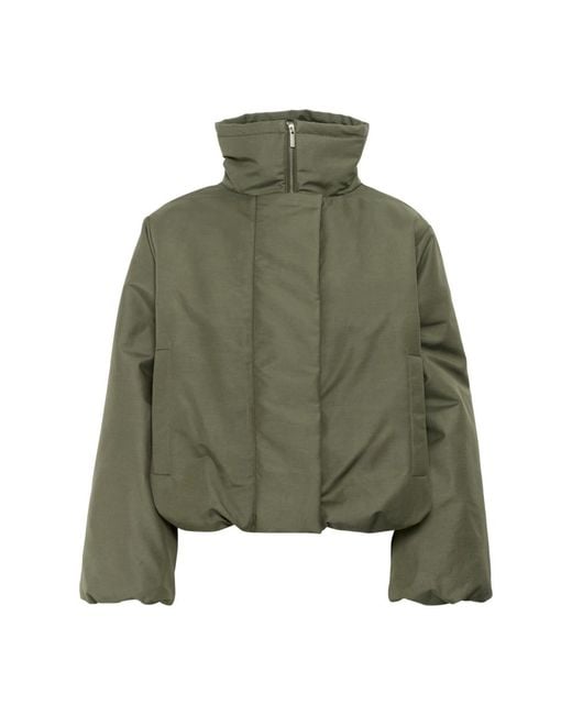 Soaked In Luxury Boxy Slalicie Jas Grape Leaf in het Green