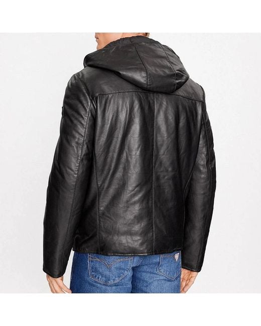 Leather Jackets Milestone de hombre de color Black