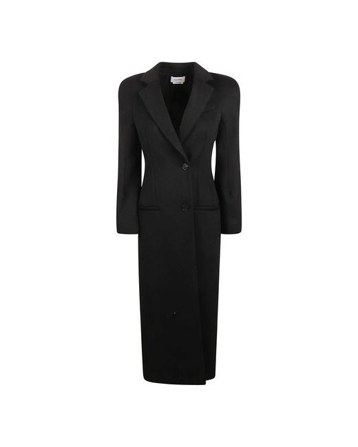 Alexander McQueen Black Single-Breasted Coats