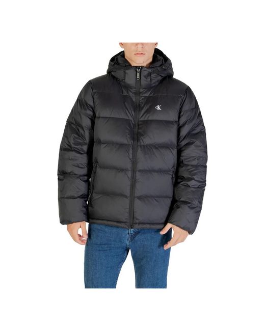 Calvin Klein Black Winter Jackets for men