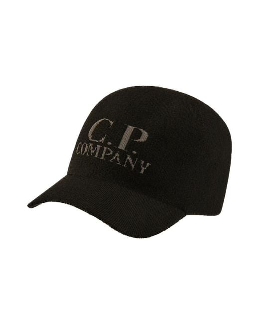 C P Company Black Hats & Caps for men