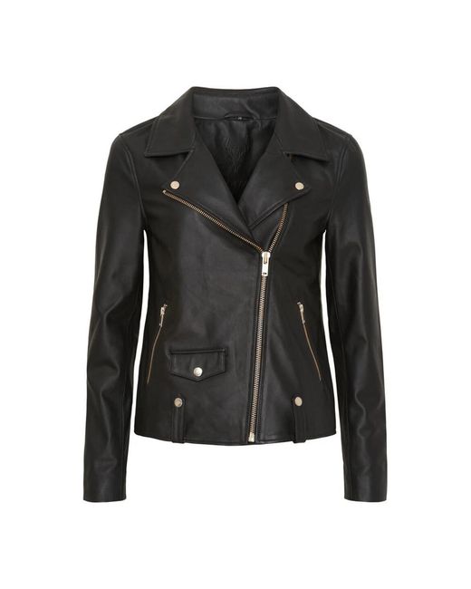 Notyz Black Leather Jackets