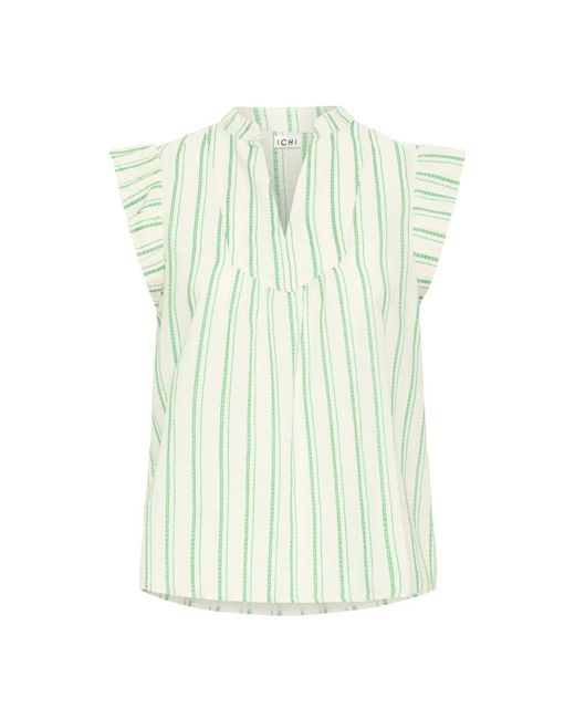 Blouses Ichi en coloris Green