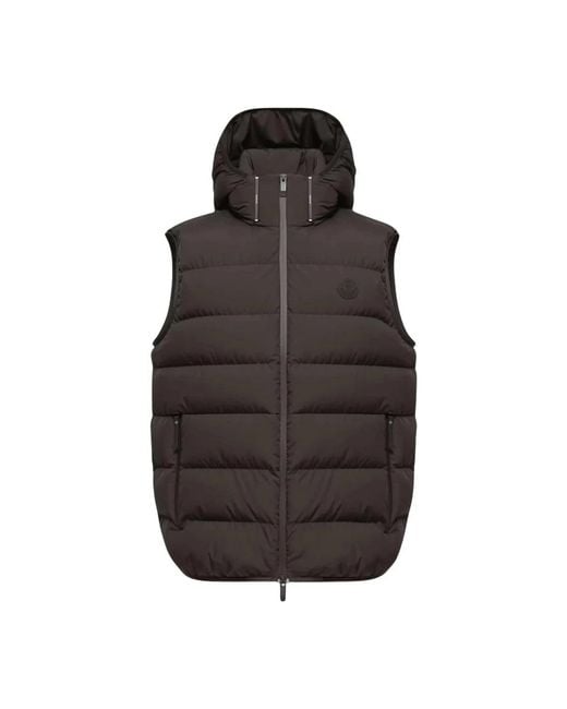 Vests Moncler pour homme en coloris Brown
