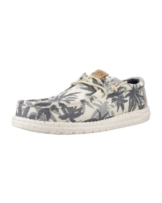 Laced Shoes di HeyDude in Gray da Uomo