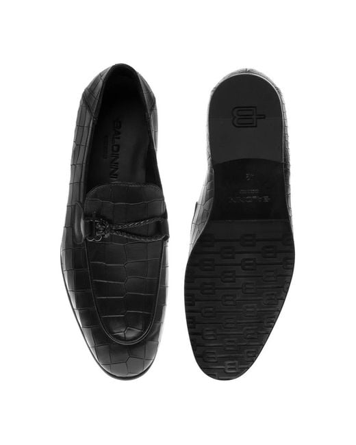 Baldinini Black Loafers for men