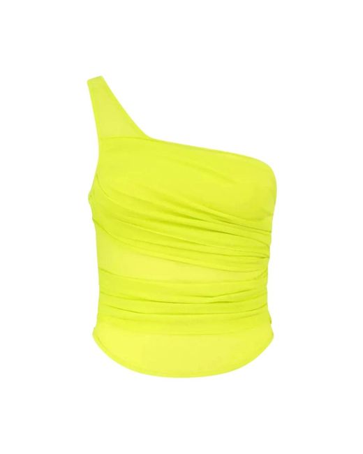 Sleeveless Tops GAUGE81 de color Yellow