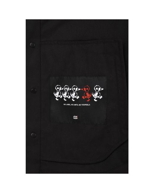 Light Jackets AFTER LABEL de hombre de color Black