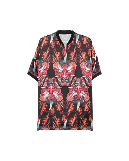 Y-3 Red Polo Shirts for men