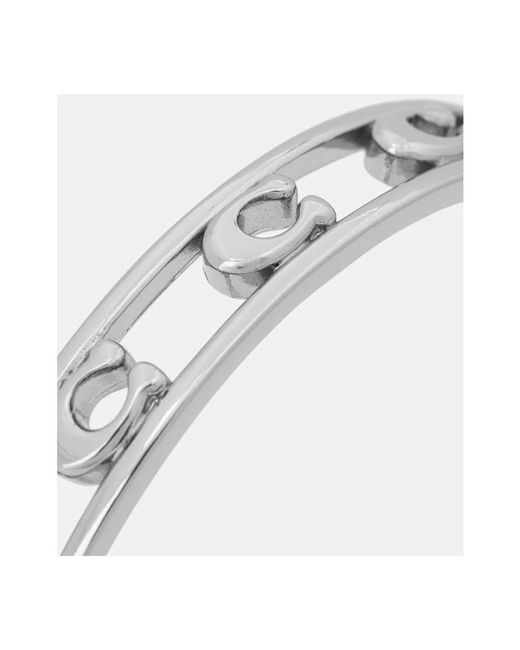 Bracelets COACH de color Metallic