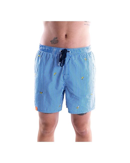 Sun 68 Zwemshorts in het Blue voor heren
