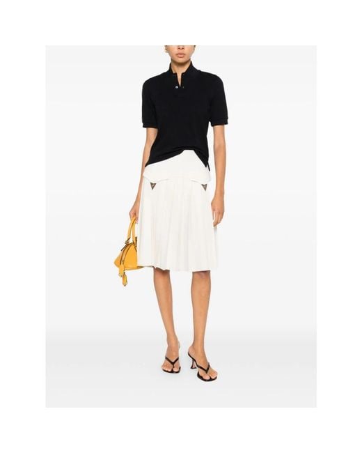Versace White Short Skirts