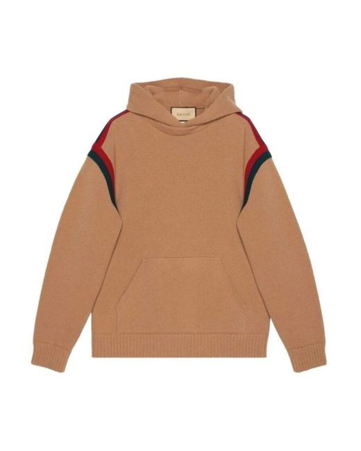 Sweatshirts & hoodies > hoodies Gucci pour homme en coloris Brown