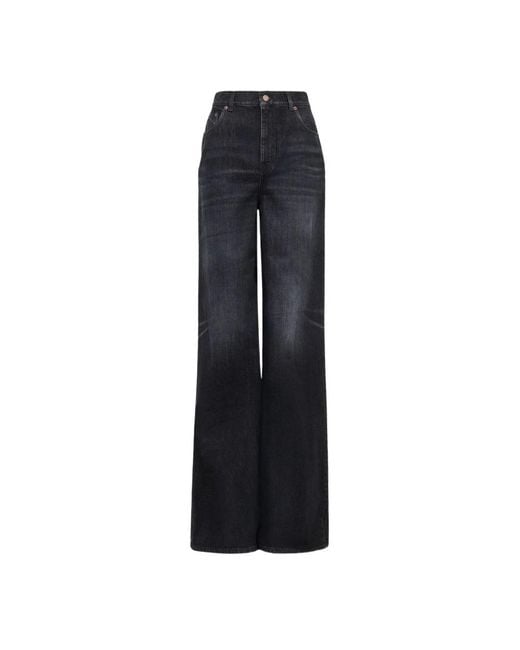 Chloé Blue Wide Jeans