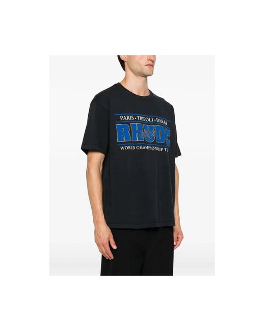 Rhude Graphic T-Shirt in het Black voor heren