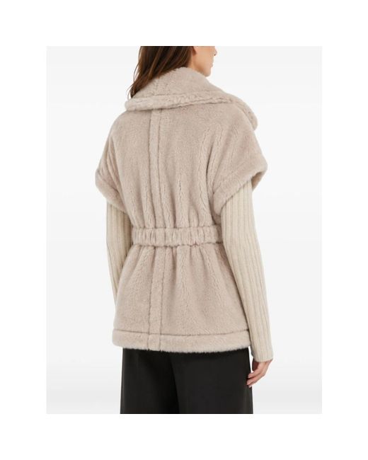 Max Mara Vests in het Natural