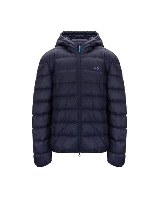 Sun 68 Blue Down Jackets for men