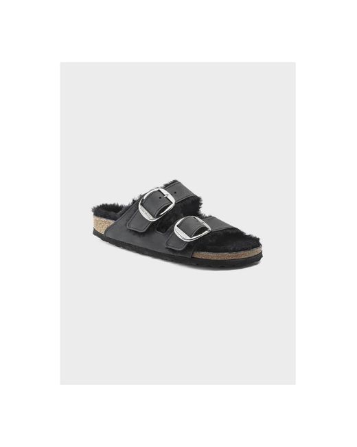 Birkenstock Black Sliders