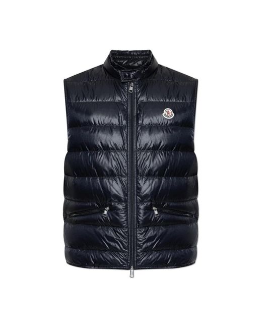 Vests Moncler pour homme en coloris Blue