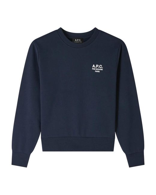A.P.C. Blue Sweatshirts