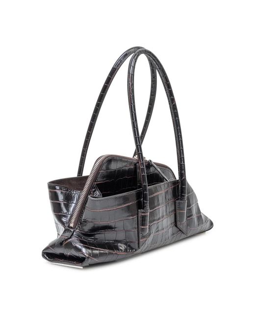 The Attico Black Shoulder Bags