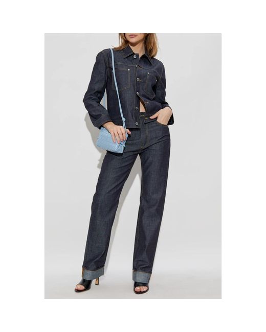 Bottega Veneta Blue Straight Jeans