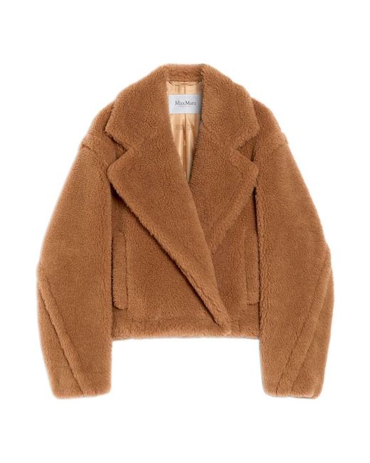 Faux Fur & Shearling Jackets Max Mara en coloris Brown