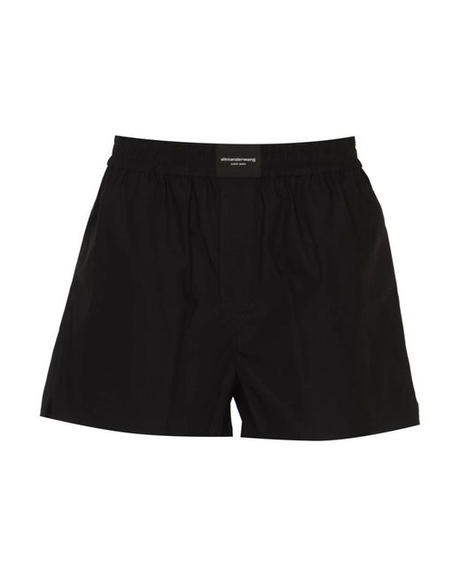 Alexander Wang Black Short Shorts