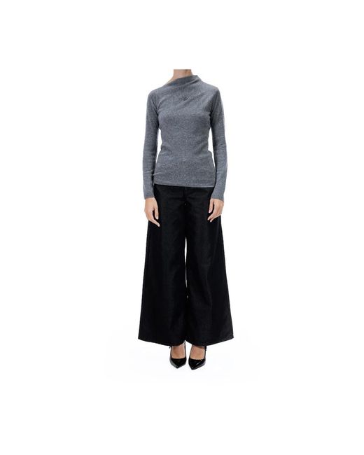 Karl Lagerfeld Gray Cashmere Knitwear