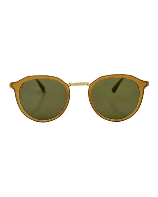 Mykita Brown Vintage runde sonnenbrille