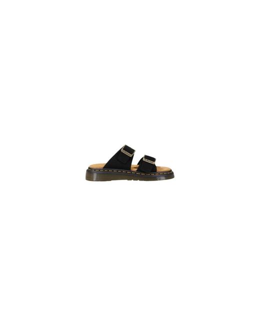 Dr. Martens Black Sliders for men