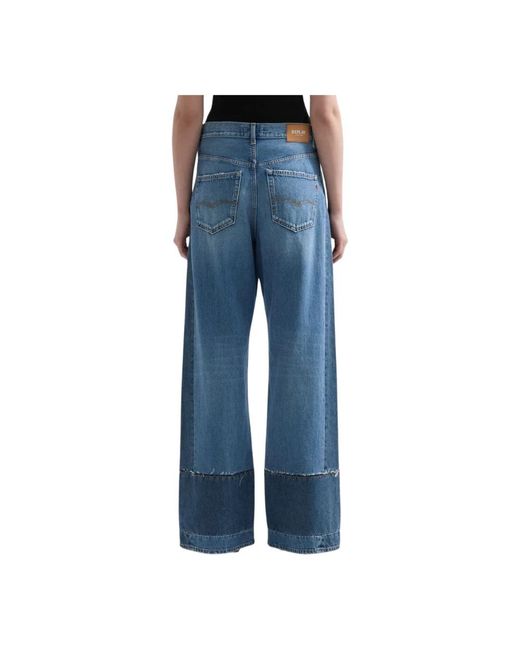 Replay Blue Wide Jeans