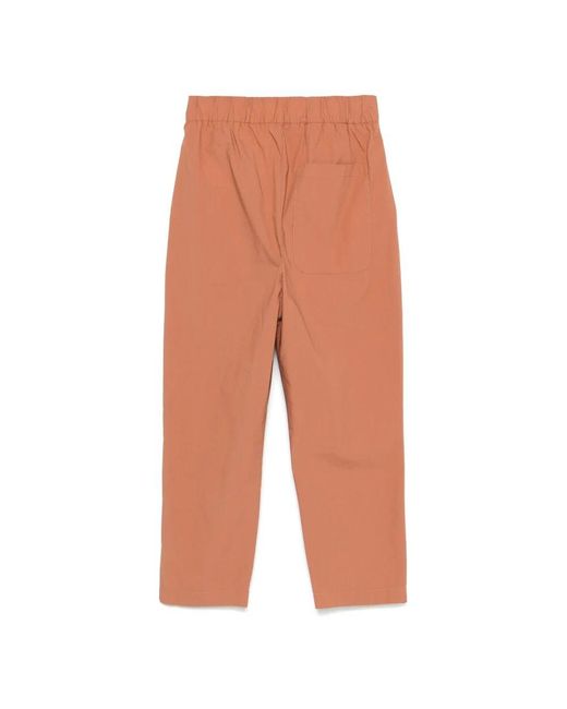 Straight Trousers Barena de color Orange