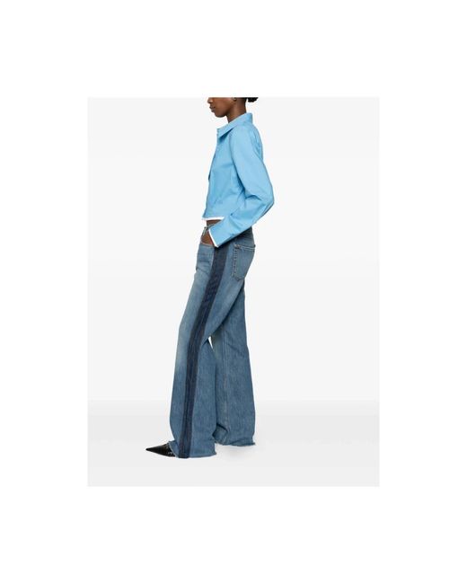 Flared Jeans Re/done de color Blue
