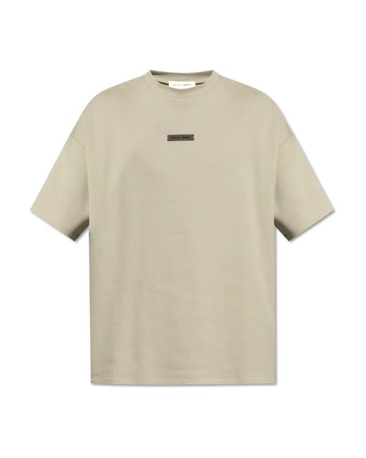 Fear Of God T-Shirt Met Logopatch in het Natural voor heren