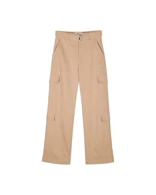 Wide Trousers MSGM en coloris Natural