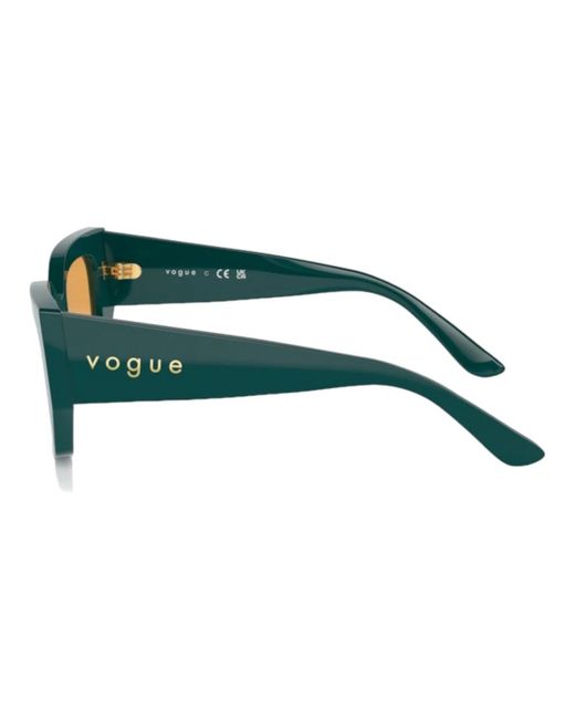 Vogue Blue Türkise quadratische sonnenbrille für frauen