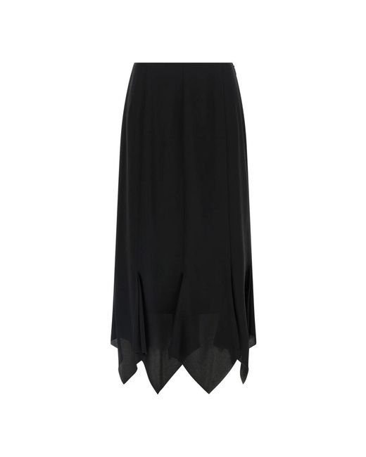 Valentino Garavani Black Midi Skirts